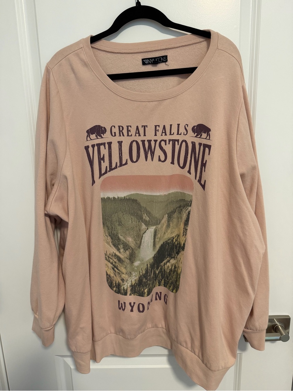 torrid Blush Graphic Yellowstone Great Falls Sweatshirt
